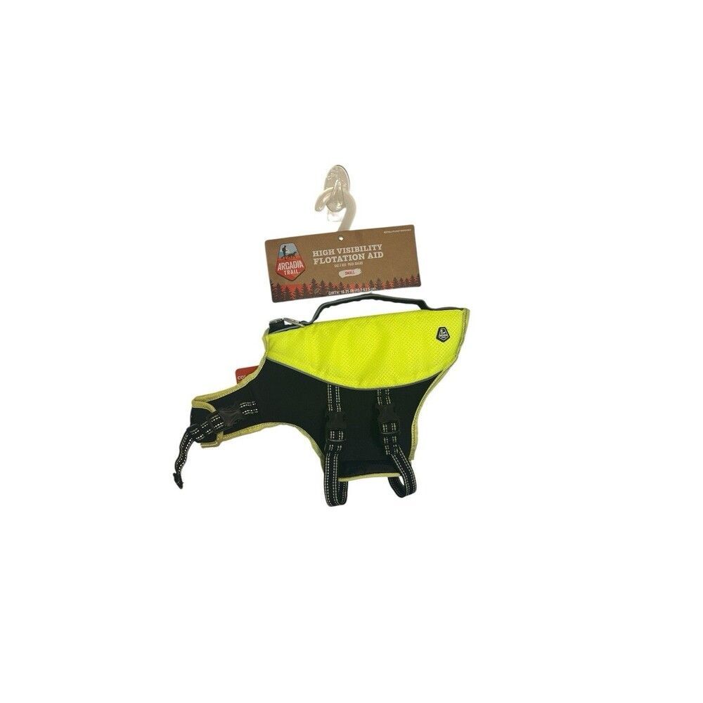 Arcadia Trail High Visibility Flotation Aid Small Dog Life Jacket 18 - 25in